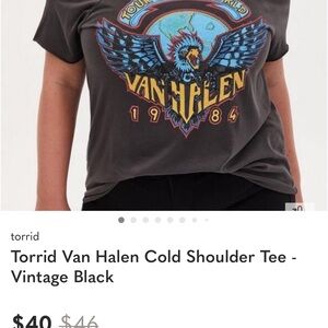 Torrid Black Van Halen Graphic Tee